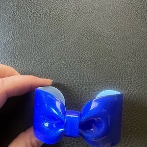Blue Bow Bracelet